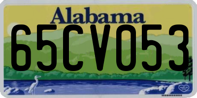 AL license plate 65CV053