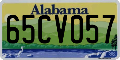 AL license plate 65CV057