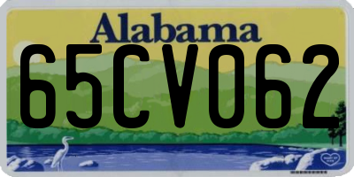 AL license plate 65CV062