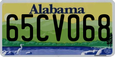 AL license plate 65CV068