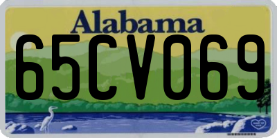AL license plate 65CV069