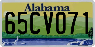 AL license plate 65CV071