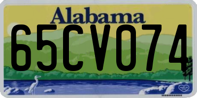 AL license plate 65CV074