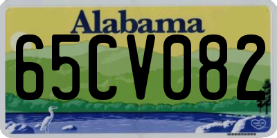 AL license plate 65CV082