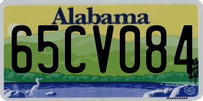 AL license plate 65CV084