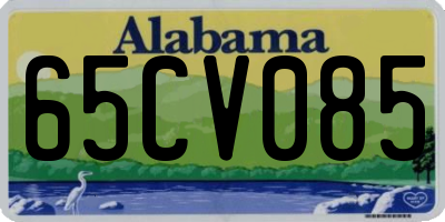 AL license plate 65CV085