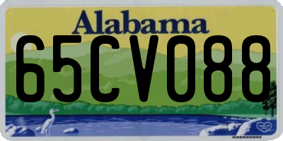 AL license plate 65CV088