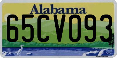AL license plate 65CV093