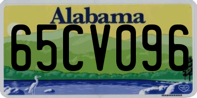 AL license plate 65CV096