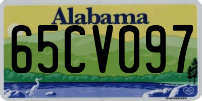 AL license plate 65CV097