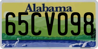 AL license plate 65CV098