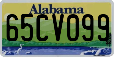AL license plate 65CV099