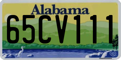 AL license plate 65CV111