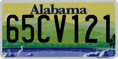 AL license plate 65CV121