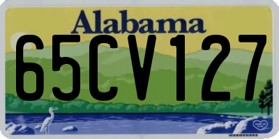 AL license plate 65CV127