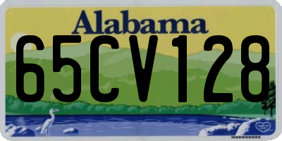 AL license plate 65CV128