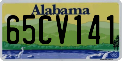 AL license plate 65CV141