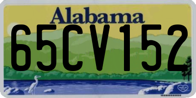 AL license plate 65CV152