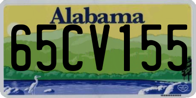 AL license plate 65CV155