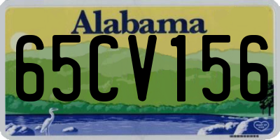 AL license plate 65CV156