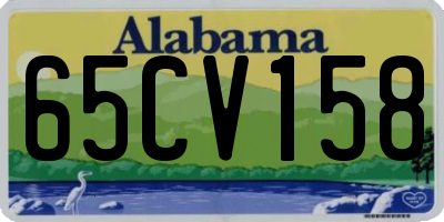 AL license plate 65CV158