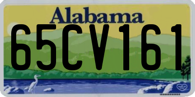 AL license plate 65CV161