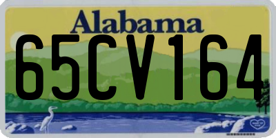AL license plate 65CV164