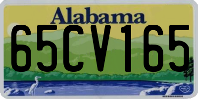 AL license plate 65CV165
