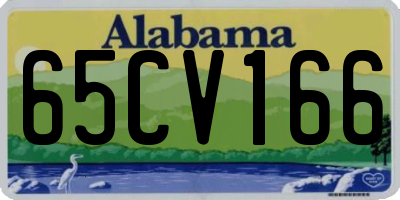 AL license plate 65CV166