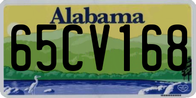 AL license plate 65CV168