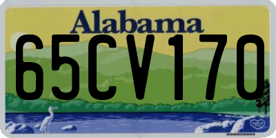 AL license plate 65CV170