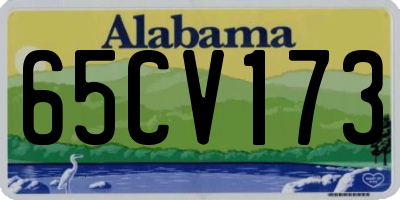 AL license plate 65CV173