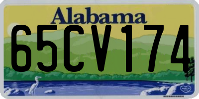 AL license plate 65CV174