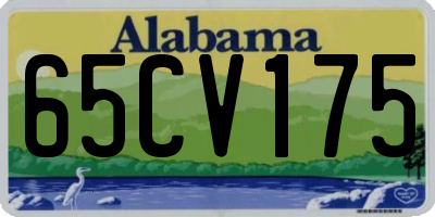 AL license plate 65CV175