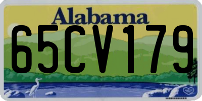 AL license plate 65CV179