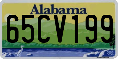 AL license plate 65CV199