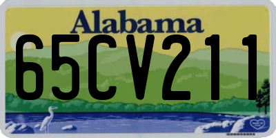 AL license plate 65CV211