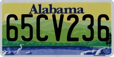 AL license plate 65CV236