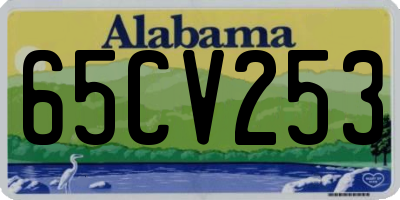 AL license plate 65CV253