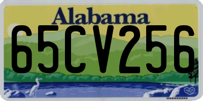 AL license plate 65CV256