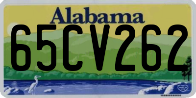 AL license plate 65CV262