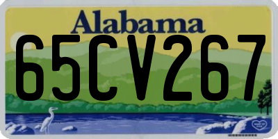 AL license plate 65CV267