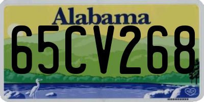 AL license plate 65CV268