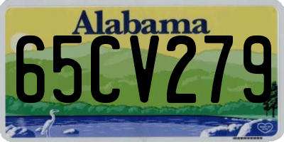AL license plate 65CV279
