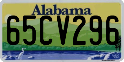AL license plate 65CV296