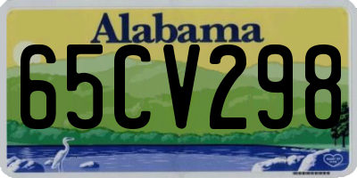 AL license plate 65CV298