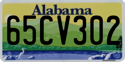 AL license plate 65CV302