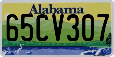 AL license plate 65CV307