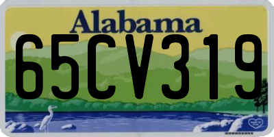 AL license plate 65CV319