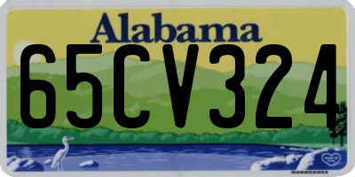 AL license plate 65CV324